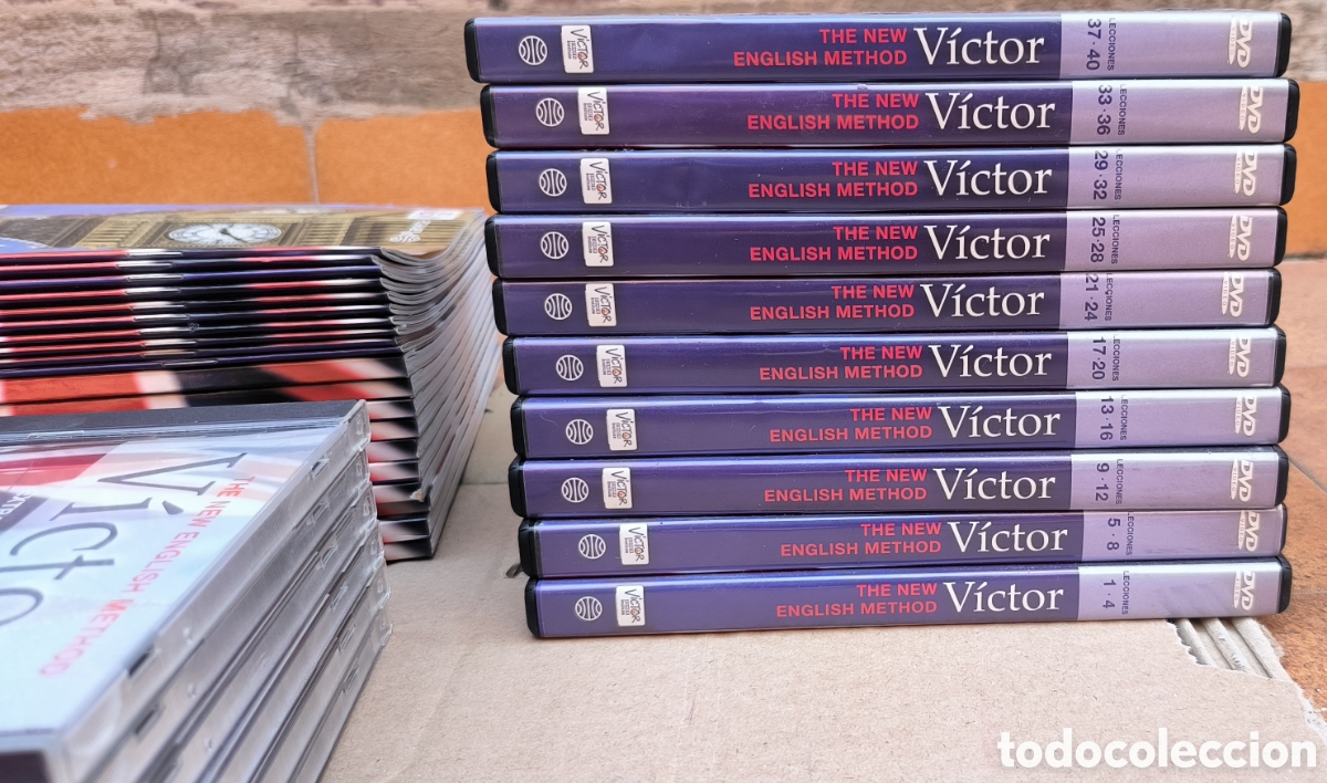 Libros de segunda mano: Colecci&oacute;n m&eacute;todo de ingl&eacute;s V&iacute;ctor - Foto 4
