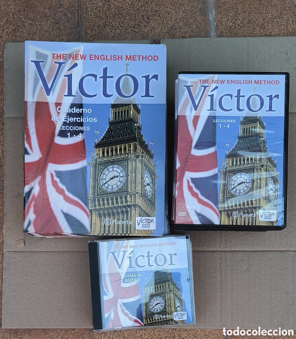 Libros de segunda mano: Colecci&oacute;n m&eacute;todo de ingl&eacute;s V&iacute;ctor - Foto 1