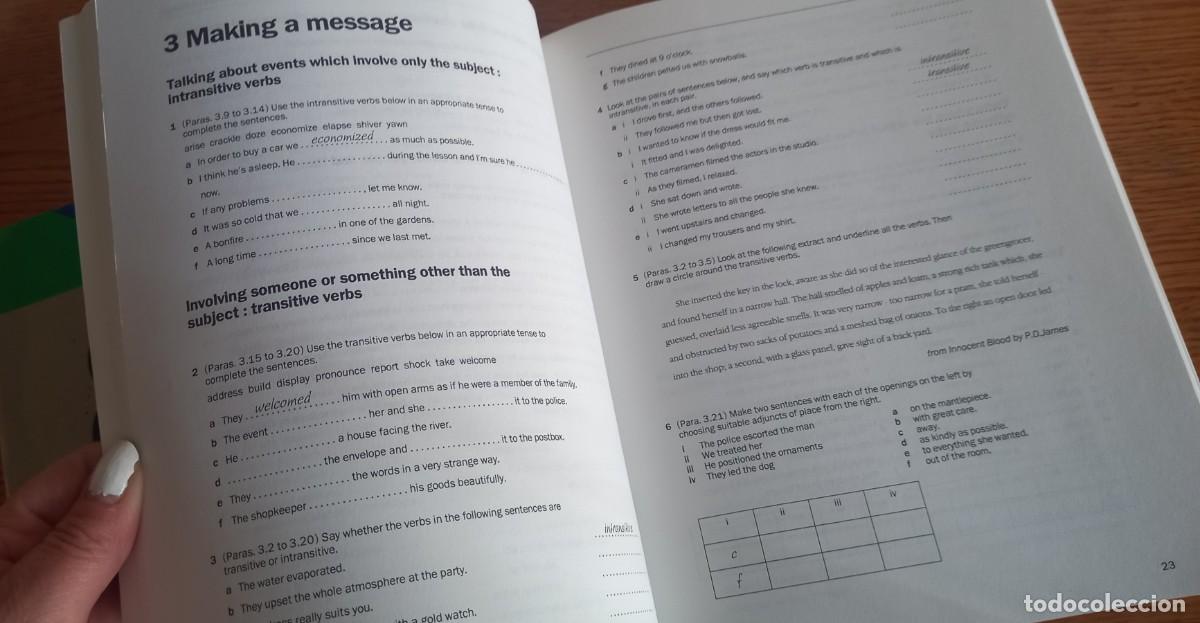 Libros de segunda mano: libro oposiciones ingles Collins COBUILD English Grammar, a comprehensive reference guide designed f - Foto 3
