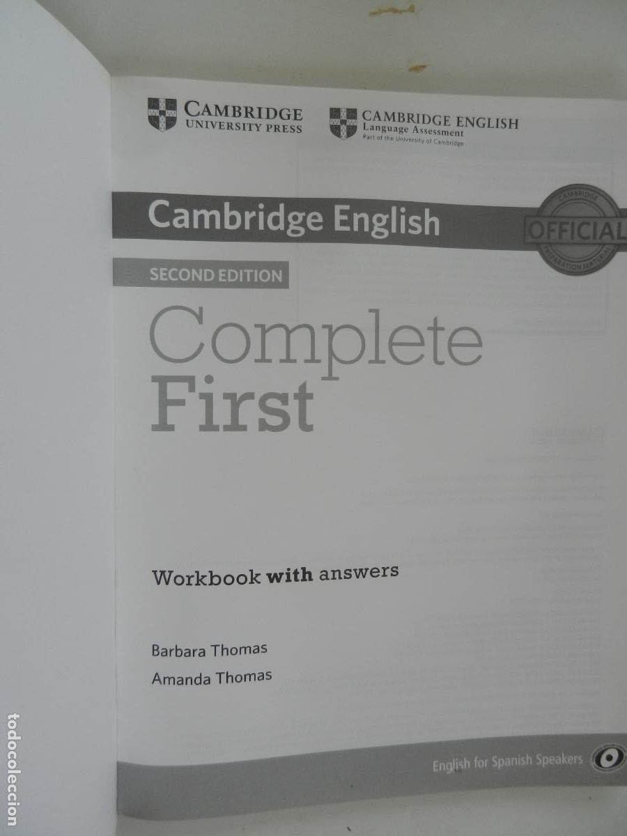 Libros de segunda mano: CAMBRIDGE ENGLISH , COMPLETE FIRST - SECOND EDITION - WORBOOK - B2 CON CD - Foto 2