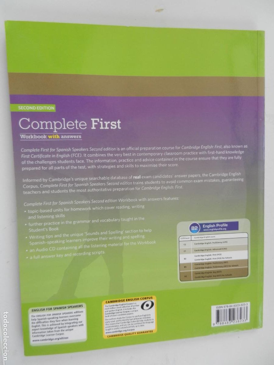 Libros de segunda mano: CAMBRIDGE ENGLISH , COMPLETE FIRST - SECOND EDITION - WORBOOK - B2 CON CD - Foto 4