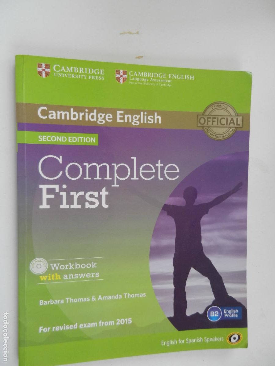 Libros de segunda mano: CAMBRIDGE ENGLISH , COMPLETE FIRST - SECOND EDITION - WORBOOK - B2 CON CD