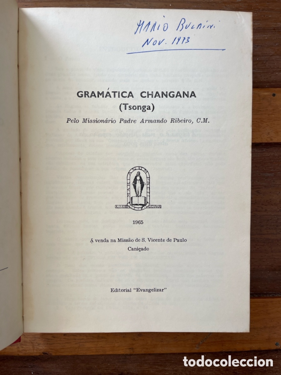 Libros de segunda mano: &ldquo;Gram&aacute;tica Changana&rdquo; - Foto 4
