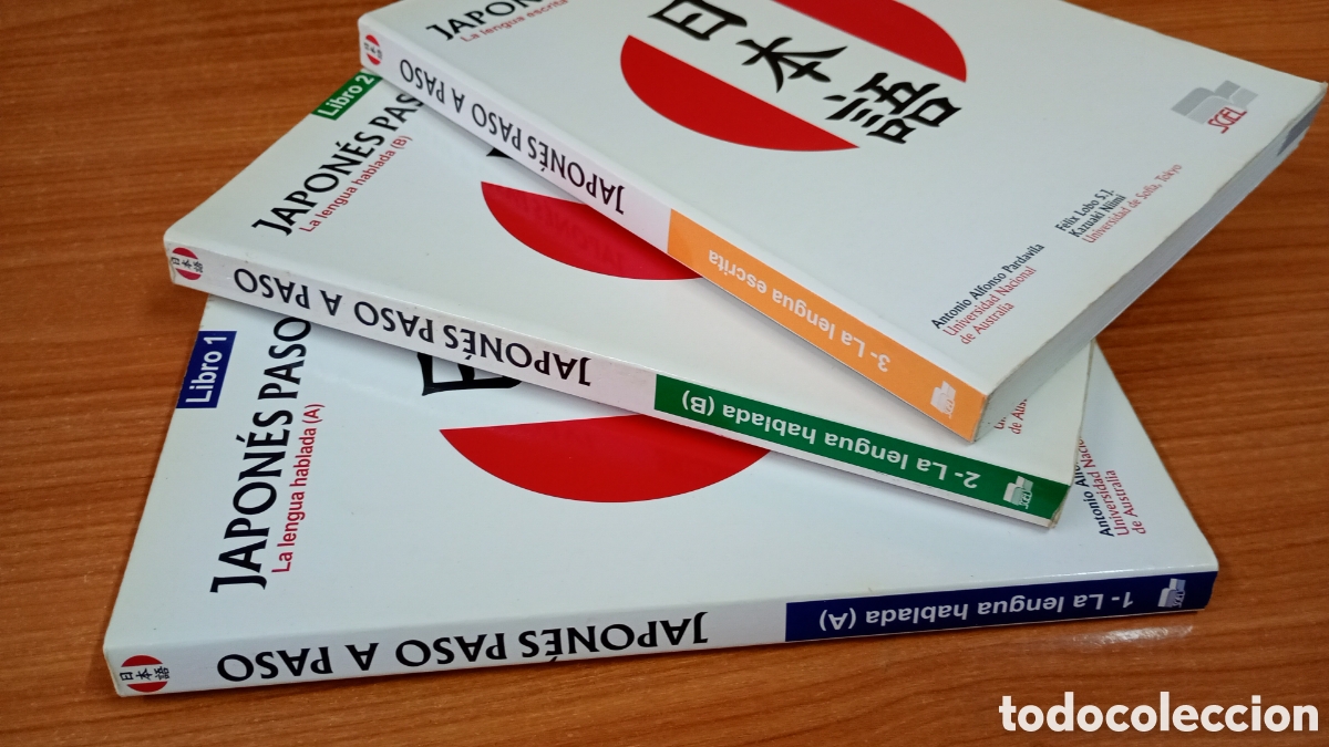 Libros de segunda mano: Japon&eacute;s paso a paso. Completa. 3 vol. Pardavila, Lobo y Kazuaki Niimi. Ed. SGEL