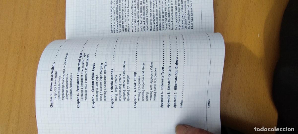 Libros de segunda mano: HIBERNATE A DEVELOPER NOTEBOOK / JAMES ELLIOTT / KARA 05 / O REILLY / - Foto 11