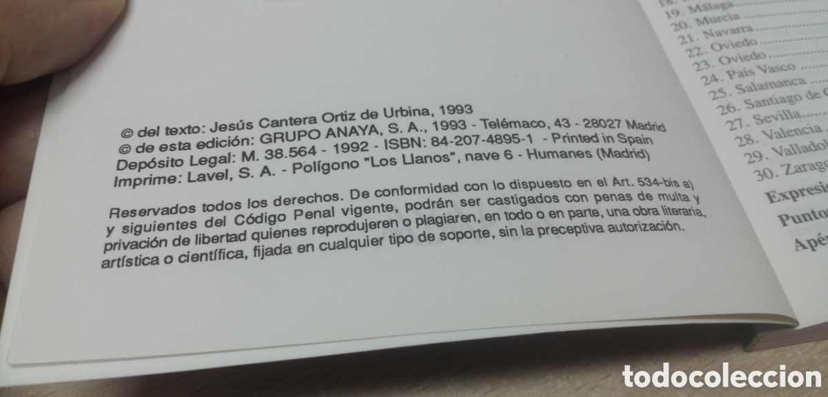 Libros de segunda mano: Selectividad Franc&eacute;s Pruebas de 1992 COU Anaya - Foto 5