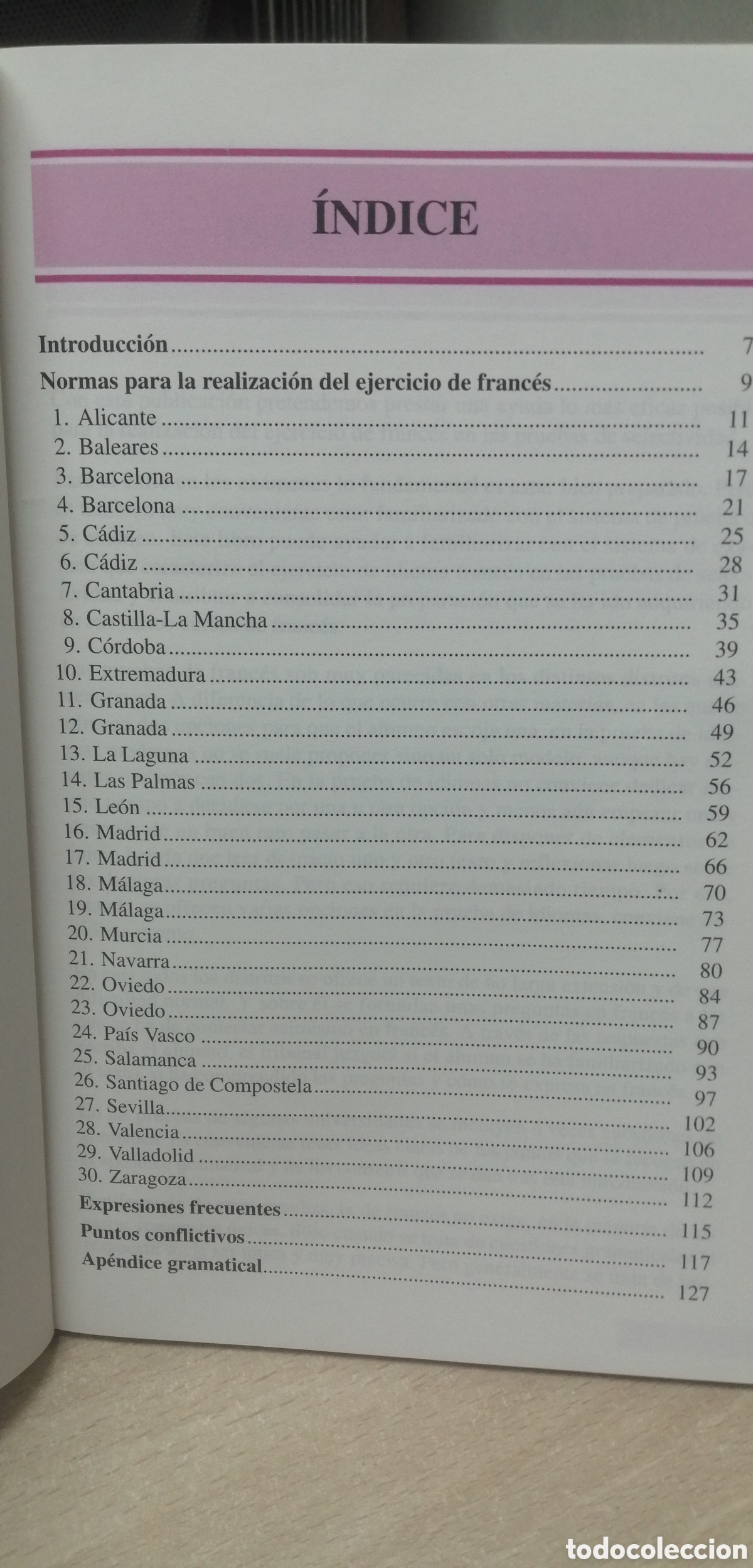 Libros de segunda mano: Selectividad Franc&eacute;s Pruebas de 1992 COU Anaya - Foto 6