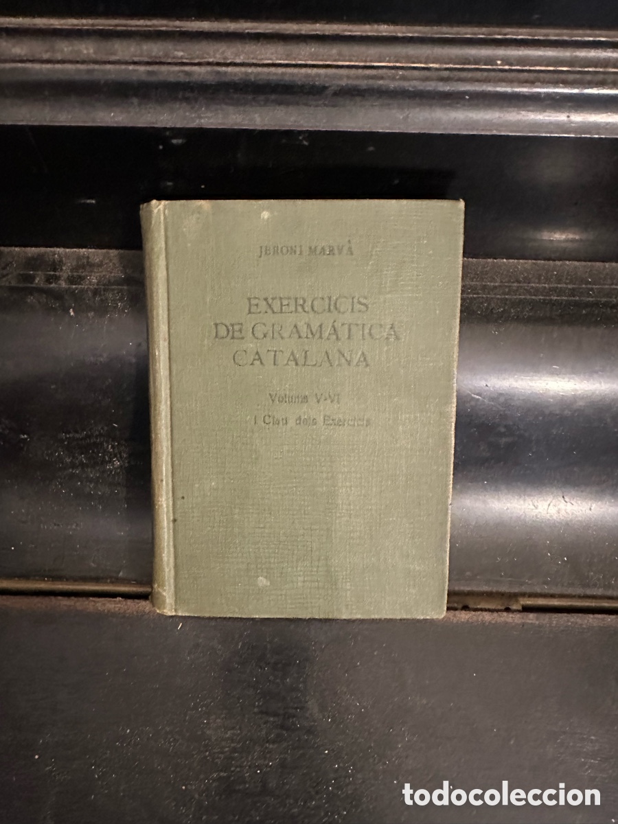 Libros de segunda mano: libro antiguo de ejercicios de gram&aacute;tica catalana titulado &rdquo;Exercicis de Gram&agrave;tica Catalana&rdquo;