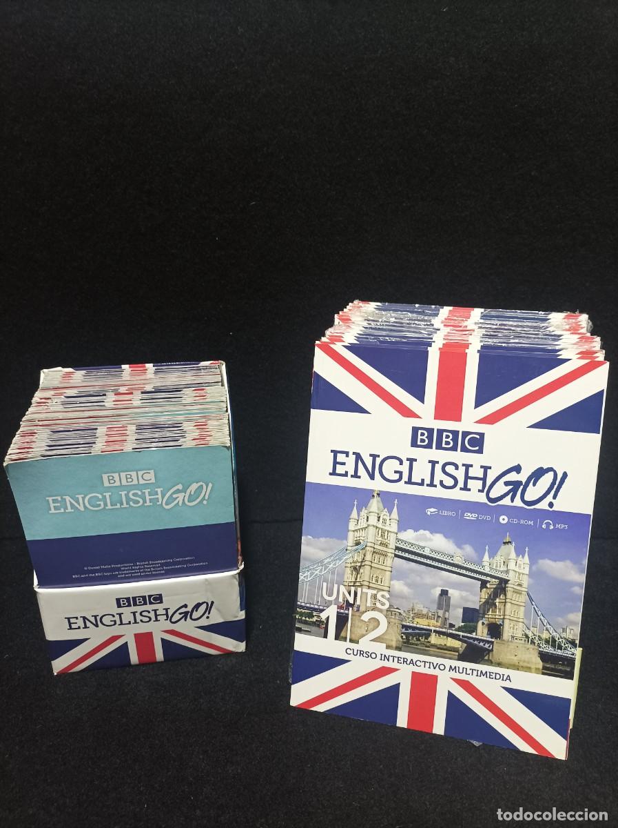 Libros de segunda mano: CURSO BBC ENGLISH GO!! COMPLETO - 15 LIBROS + 30 DVD + 30 CD ROM