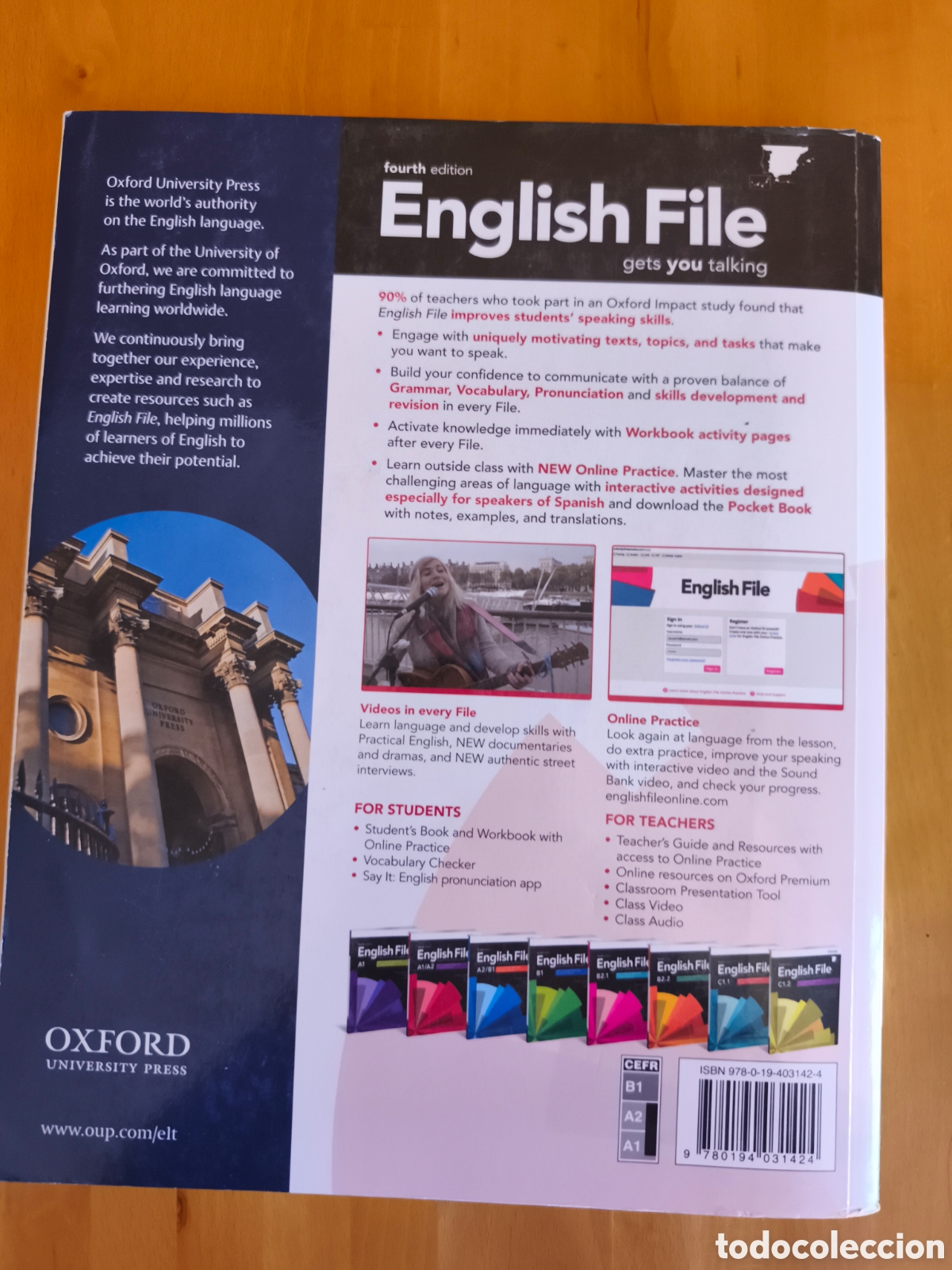 Libros de segunda mano: Libro English File A1/A2. Oxford - Foto 2