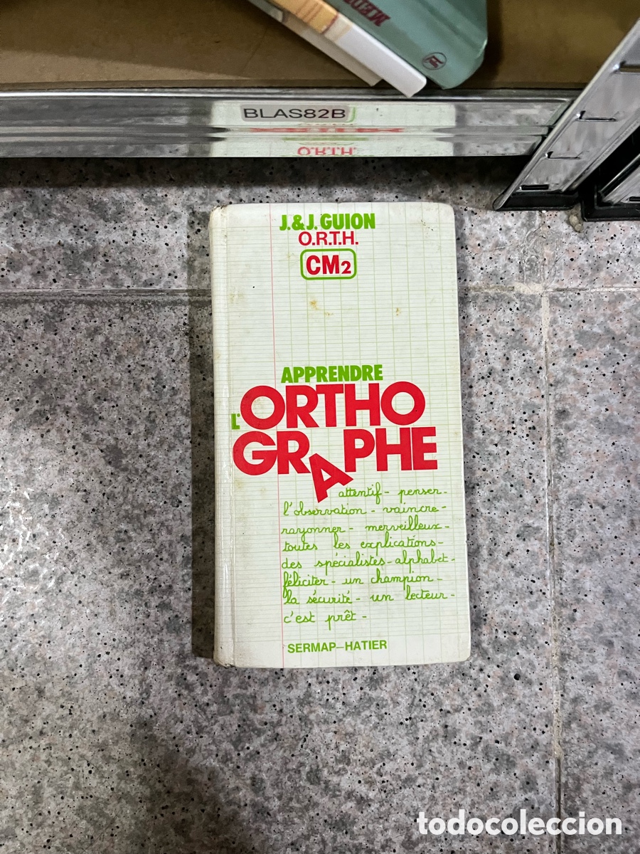 Libros de segunda mano: Blas82B aprendre ortographie SERMAP-HATIER
