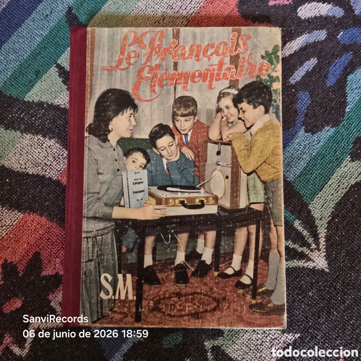 Libros de segunda mano: MON LIVRE DE FRAN&Ccedil;AIS, COURS &Eacute;L&Eacute;MENTAIRE (S.M.)