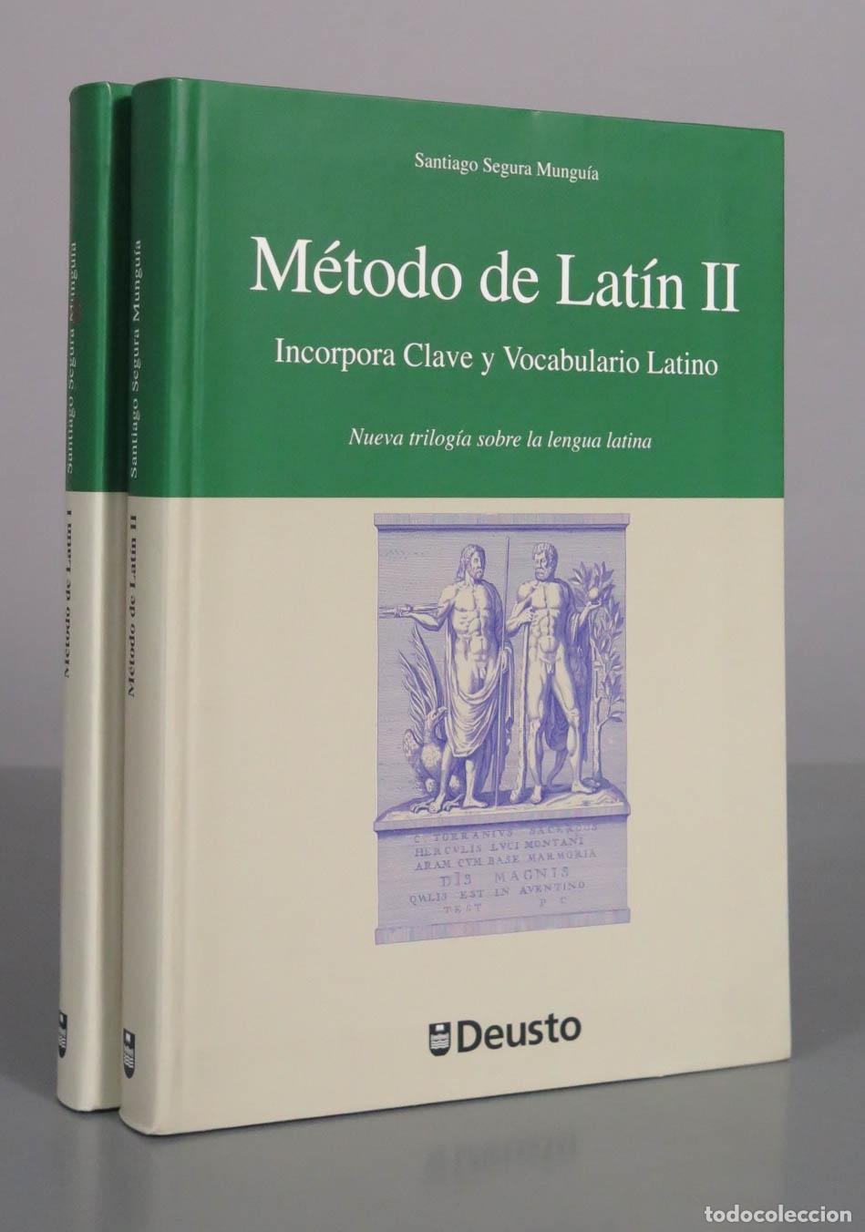 Libros de segunda mano: M&eacute;todo de Lat&iacute;n - Incorpora Clave y Vocabulario Latino - Santiago Segura Mungu&iacute;a - 2 TOMOS