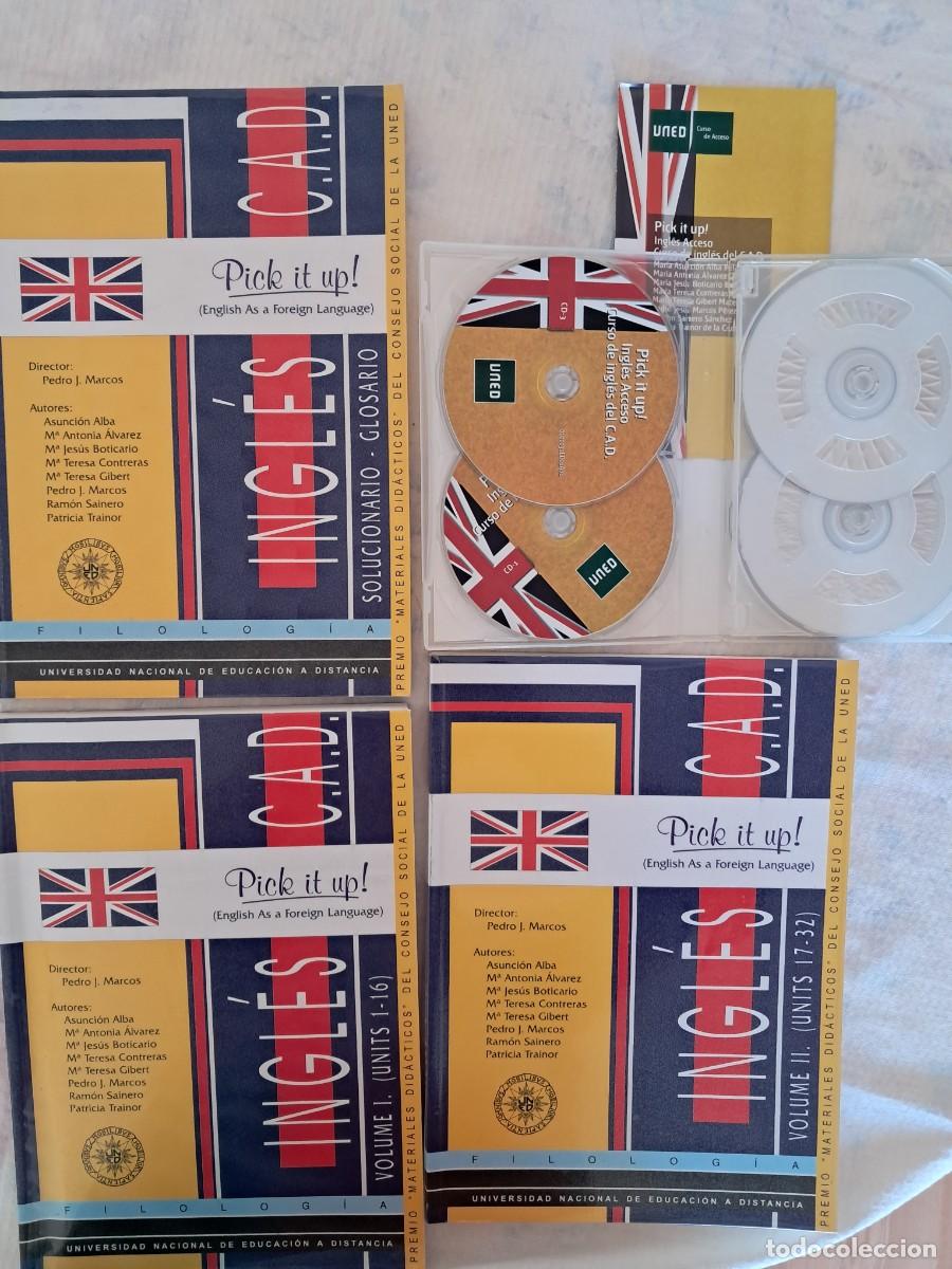 Gebrauchte B&uuml;cher: Libros: PICK IT UP. Cursos entero ingl&eacute;s. Con todos los cds. A estrenar. UNED.