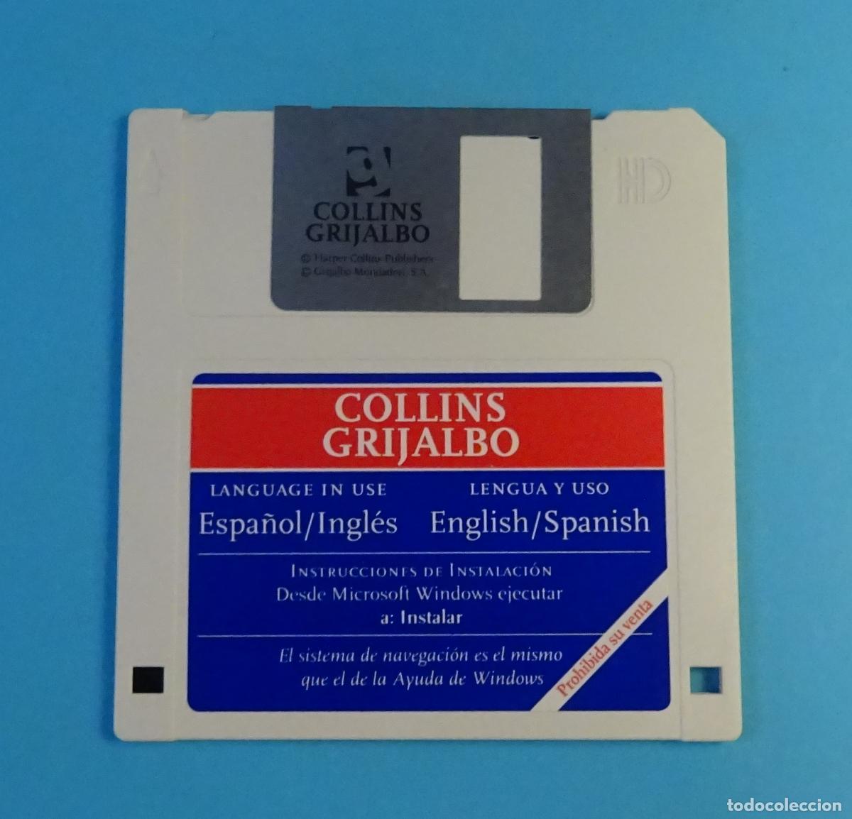 Libros de segunda mano: DISQUETE DISKETTE 3.5&rdquo; 1,44 Mb. LANGUAGE IN USE. ESPA&Ntilde;OL / INGL&Eacute;S. COLLINS GRIJALBO
