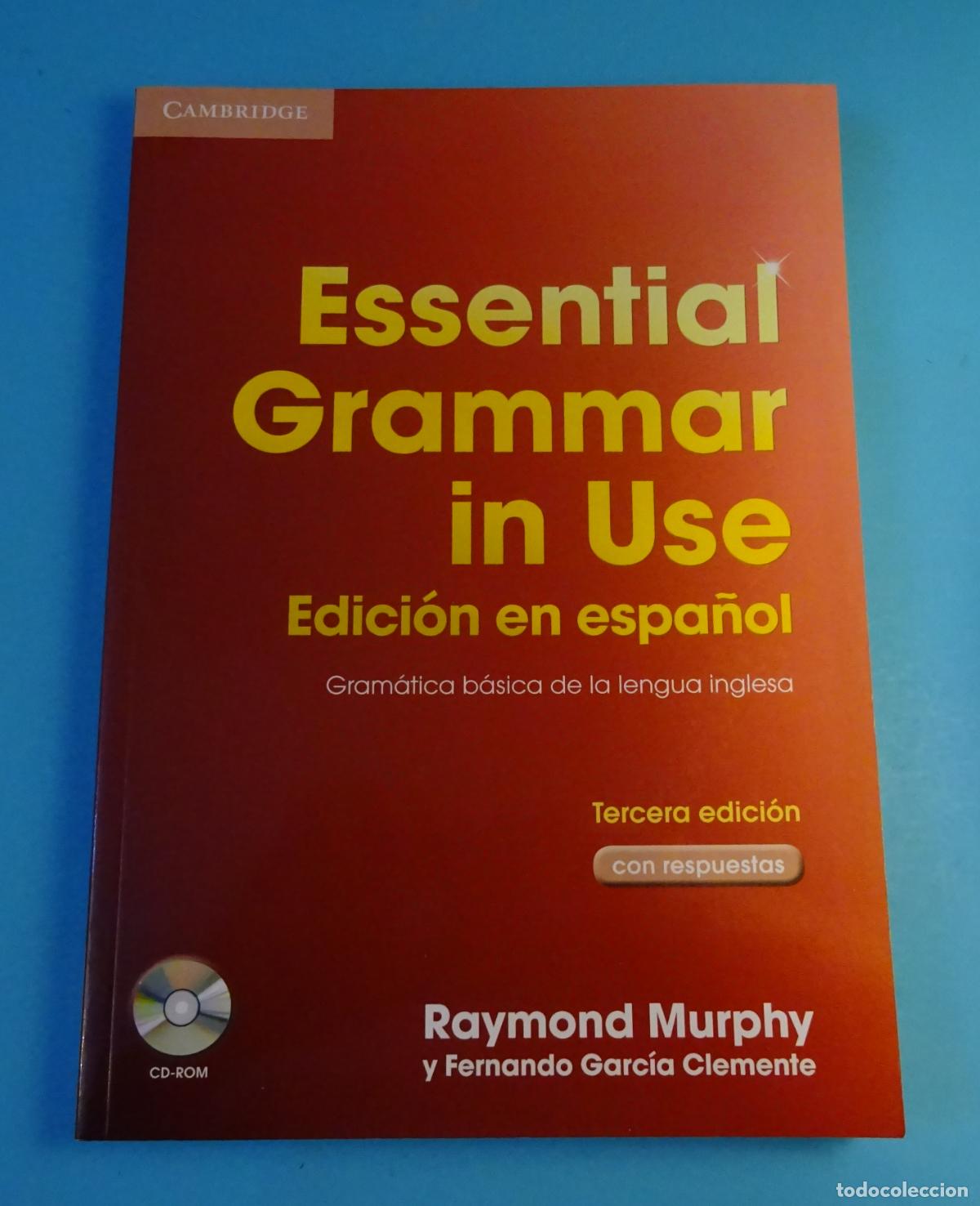 Libros de segunda mano: ESSENTIAL GRAMMAR IN USE. CON RESPUESTAS. RAYMOND MURPHY Y FERNANDO GARC&Iacute;A. TERCERA EDICI&Oacute;N