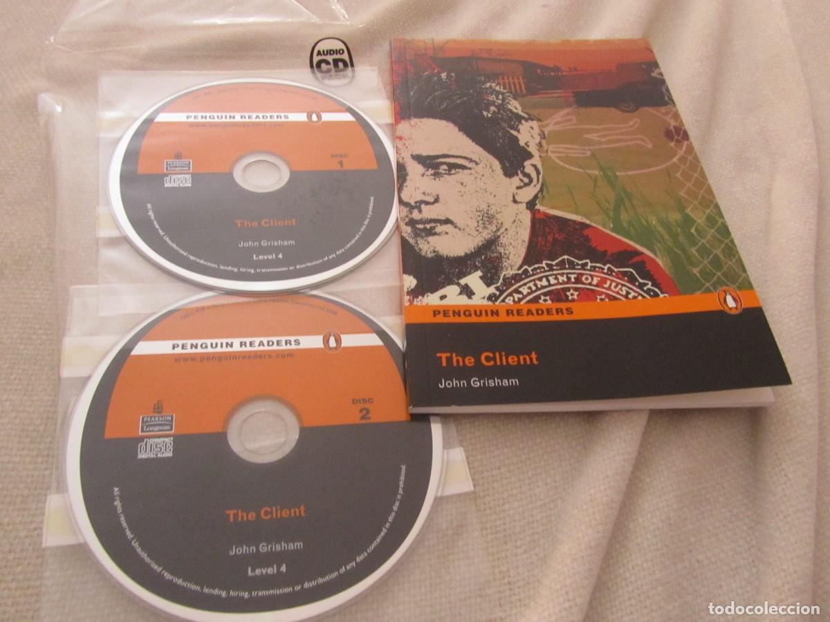 Libros de segunda mano: THE CLIENT,LIBRO DE JOHN GRISHAM,PENGUIN READERS,LEVEL 4, CON AUDIO CD - Foto 2