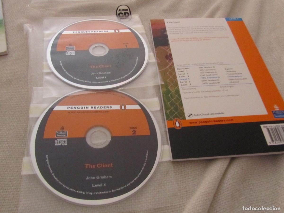 Libros de segunda mano: THE CLIENT,LIBRO DE JOHN GRISHAM,PENGUIN READERS,LEVEL 4, CON AUDIO CD - Foto 3