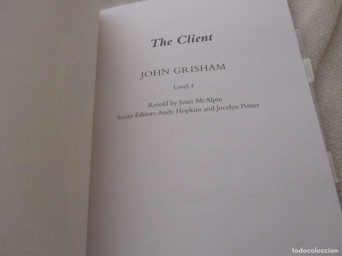Libros de segunda mano: THE CLIENT,LIBRO DE JOHN GRISHAM,PENGUIN READERS,LEVEL 4, CON AUDIO CD - Foto 4