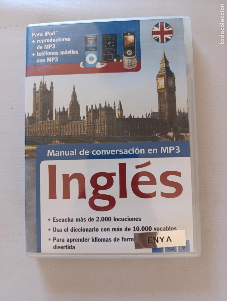 Libros de segunda mano: CD-ROM MANUAL DE CONVERSACION EN MP3 - PARA IPOD + REPRODUCTORES DE MP3 (M4)