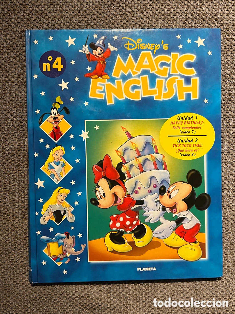 Gebrauchte B&uuml;cher: Magic English Disney, vol.4, Feliz Cumplea&ntilde;os. Curso de ingl&eacute;s para ni&ntilde;os. Planeta Agostini