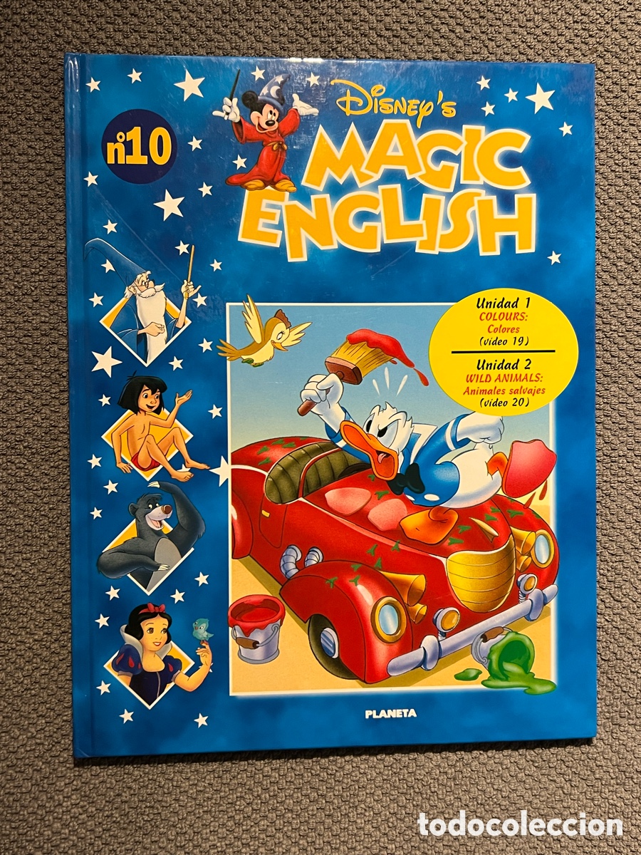 Gebrauchte B&uuml;cher: Magic English Disney, vol.10, COLORES. Curso de ingl&eacute;s para ni&ntilde;os. Planeta Agostini (a.1996)