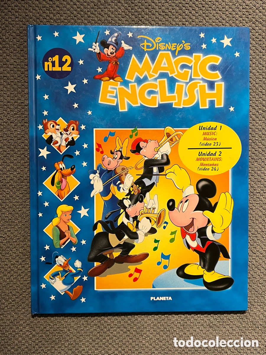 Gebrauchte B&uuml;cher: Magic English Disney, vol.12, M&Uacute;SICA. Curso de ingl&eacute;s para ni&ntilde;os. Planeta Agostini (a.1996)