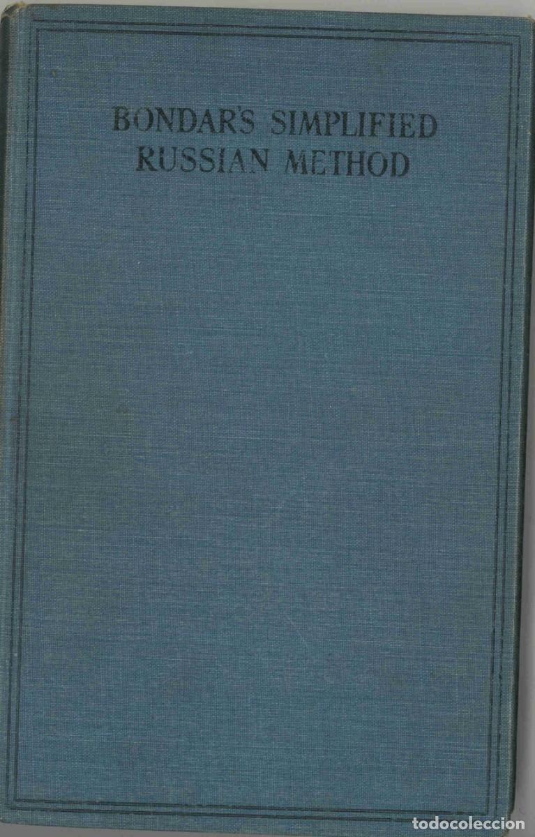 Libros de segunda mano: Bondars simplified Russian method. 1944 - Foto 2
