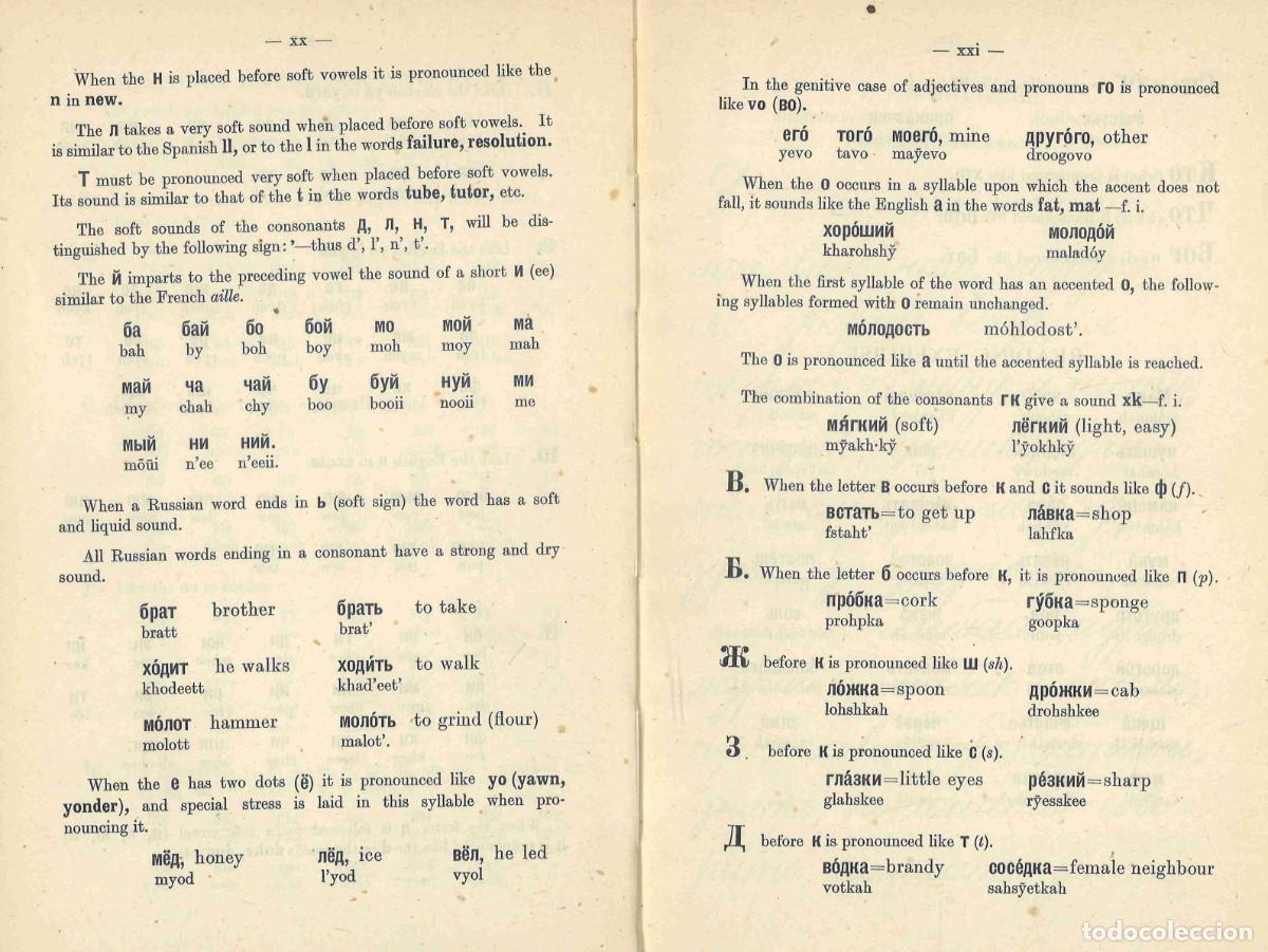 Libros de segunda mano: Bondars simplified Russian method. 1944 - Foto 4
