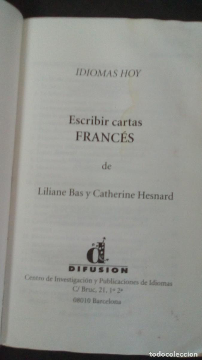 Libros de segunda mano: ESCRIBIR CARTAS EN FRANC&Eacute;S-IDIOMAS HOY - Foto 3