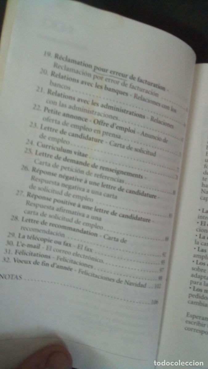 Libros de segunda mano: ESCRIBIR CARTAS EN FRANC&Eacute;S-IDIOMAS HOY - Foto 5