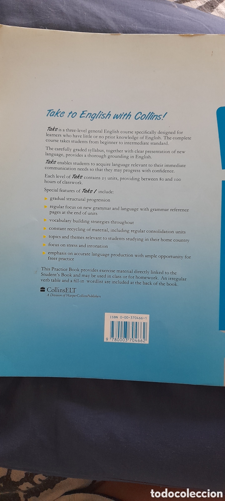Libros de segunda mano: Take 1. Collins English course - Foto 4