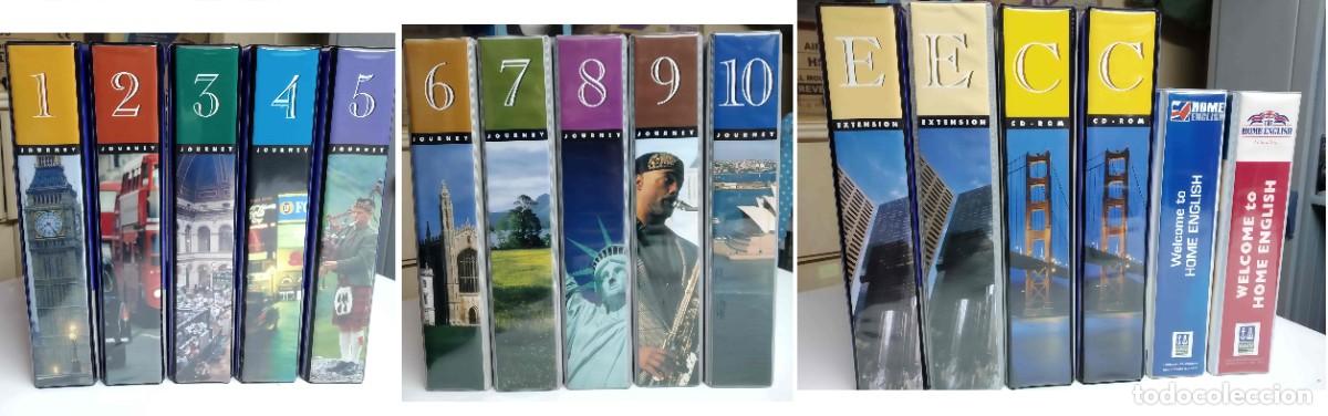 Libros de segunda mano: CURSO INGL&Eacute;S - HOME ENGLISH. NATURAL WAY, PLUS - 14 CAJAS