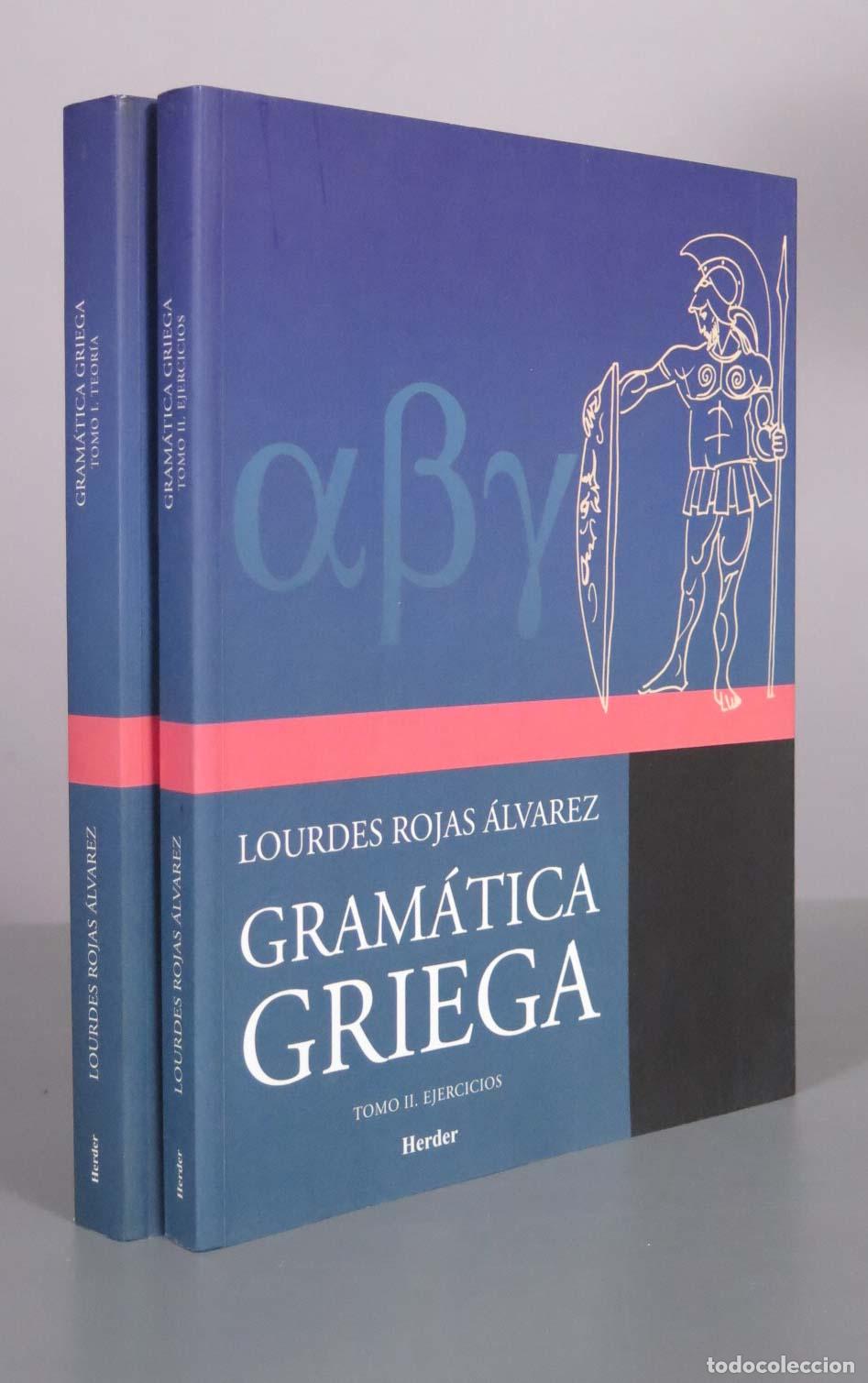 Libros de segunda mano: Gram&aacute;tica Griega - Lourdes Rojas &Aacute;lvar. 2 TOMOS