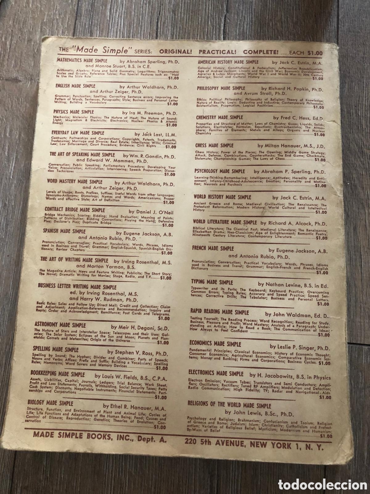 Libros de segunda mano: English Made Simple (1954) - Foto 2