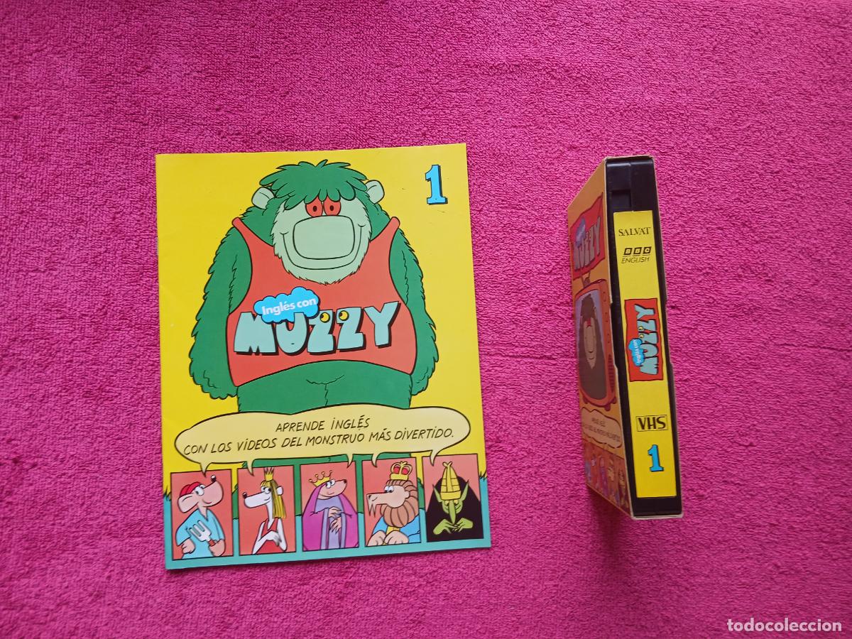 Libros de segunda mano: aprende ingl&eacute;s con muzzy 1 pel&iacute;cula en vhs y fasciculo 1 editorial salvat 1997
