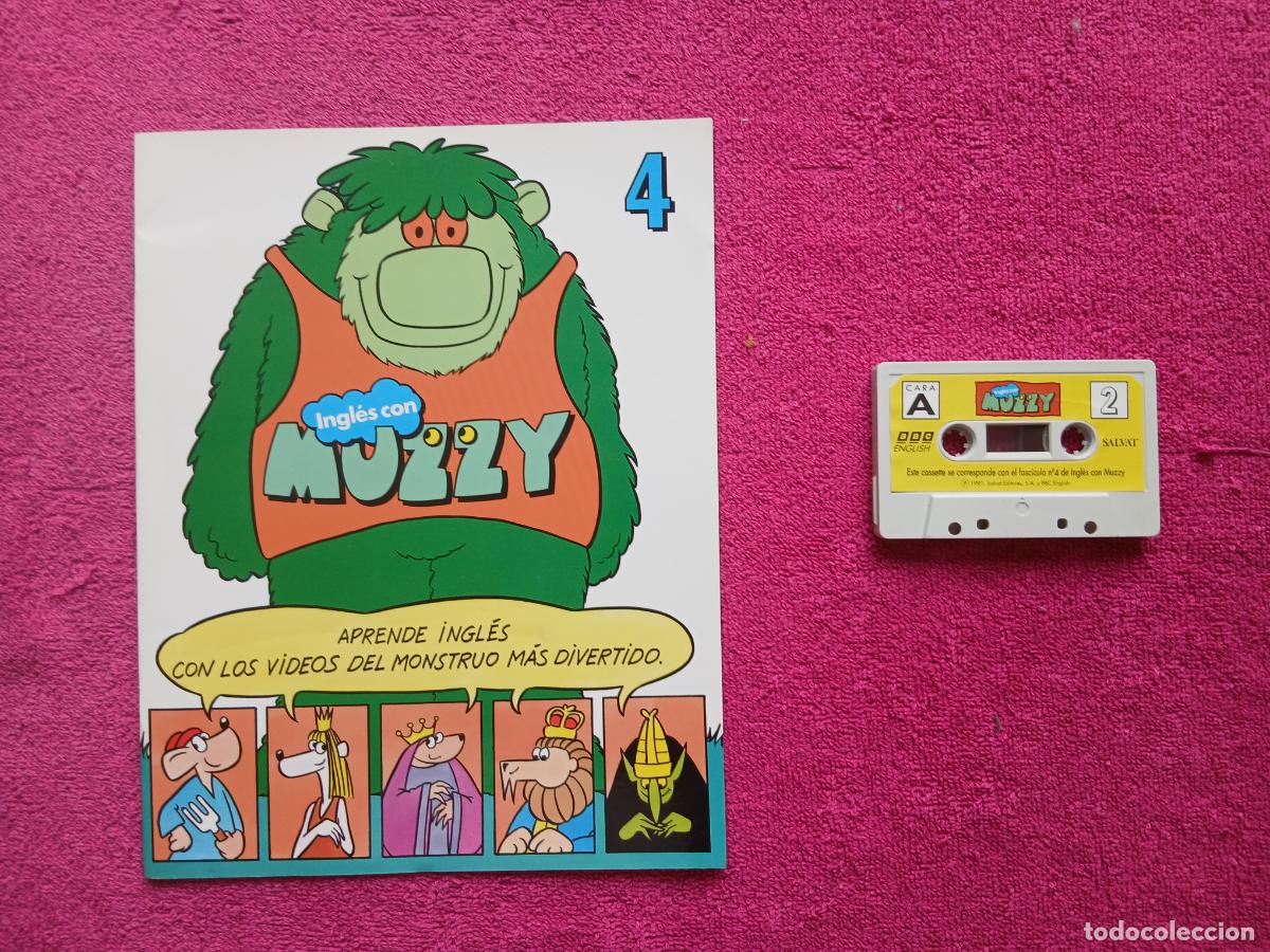 Libros de segunda mano: aprende ingl&eacute;s con muzzy 4 audio en casette y fasciculo 4 editorial salvat 1994