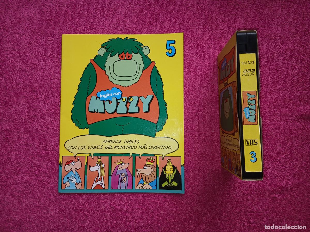 Libros de segunda mano: aprende ingl&eacute;s con muzzy 5 pel&iacute;cula en vhs y fasciculo 5 editorial salvat 1994