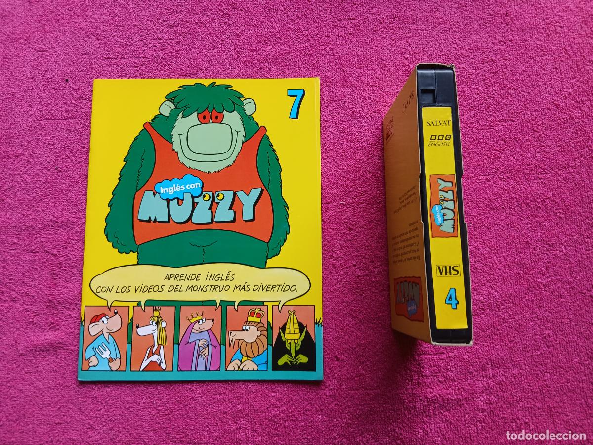 Libros de segunda mano: aprende ingl&eacute;s con muzzy 7 pel&iacute;cula en vhs y fasciculo 7 editorial salvat 1994