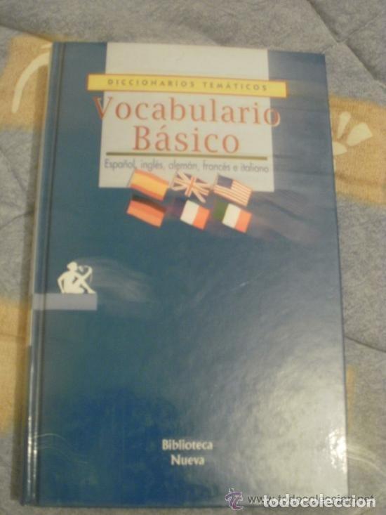 Libros de segunda mano: VOCABULARIO BASICO ESPA&Ntilde;OL INGLES BRITANICO INGLES AMERICANO ALEMAN FRANCES ITALIANO