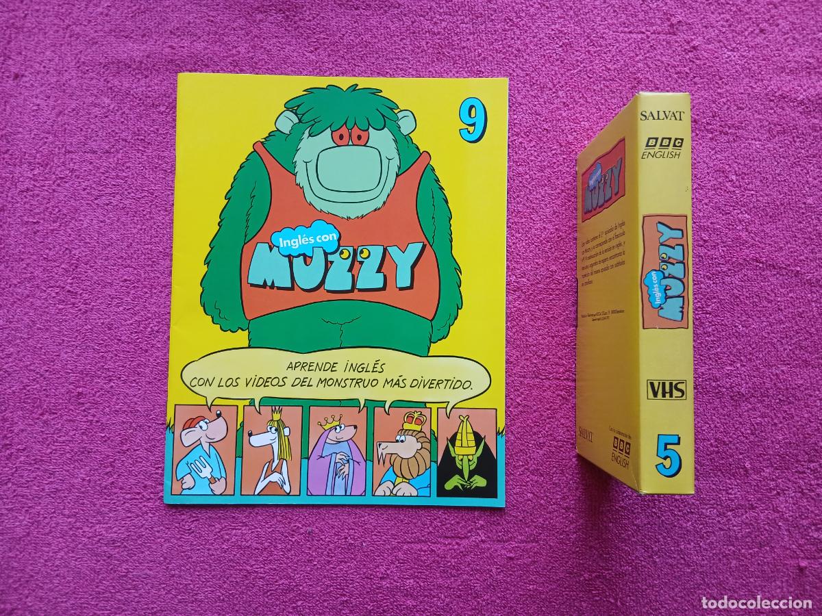 Libros de segunda mano: aprende ingl&eacute;s con muzzy 9 pel&iacute;cula en vhs y fasciculo 9 editorial salvat 1997
