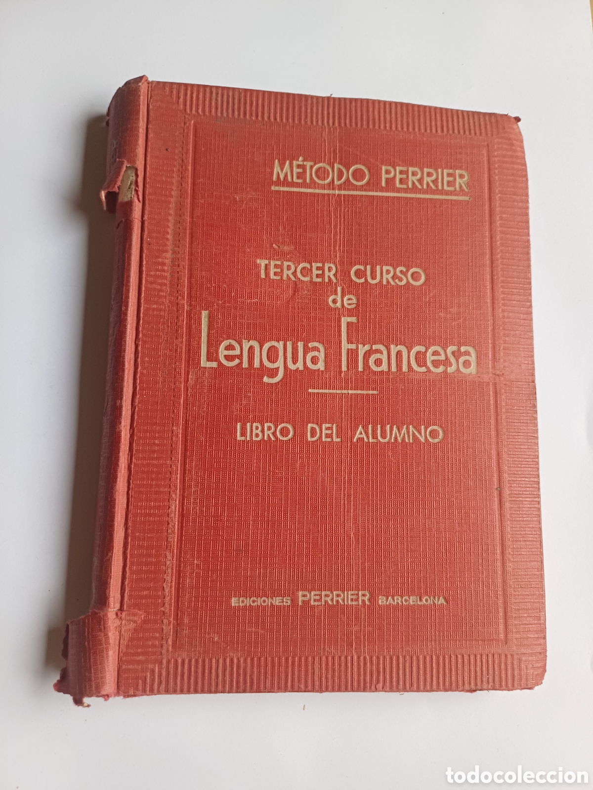 Libros de segunda mano: Tercer curso de Lengua Francesa M&eacute;todo Perrier Libro del alumno