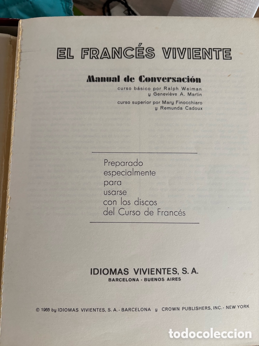 Libros de segunda mano: Curso de franc&eacute;s Le fran&ccedil;ais vivant - Foto 3