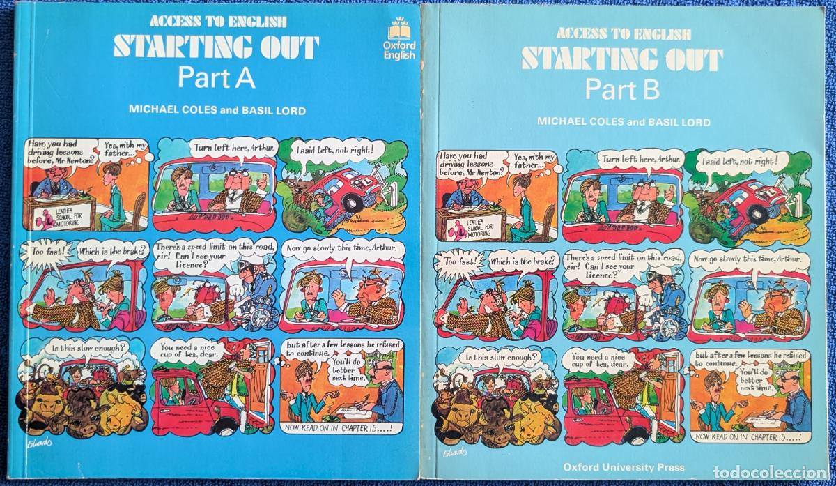 Libros de segunda mano: Starting Out - Workbooks A y B - Michael Coles and Basil Lord - Oxford University Press (1987)