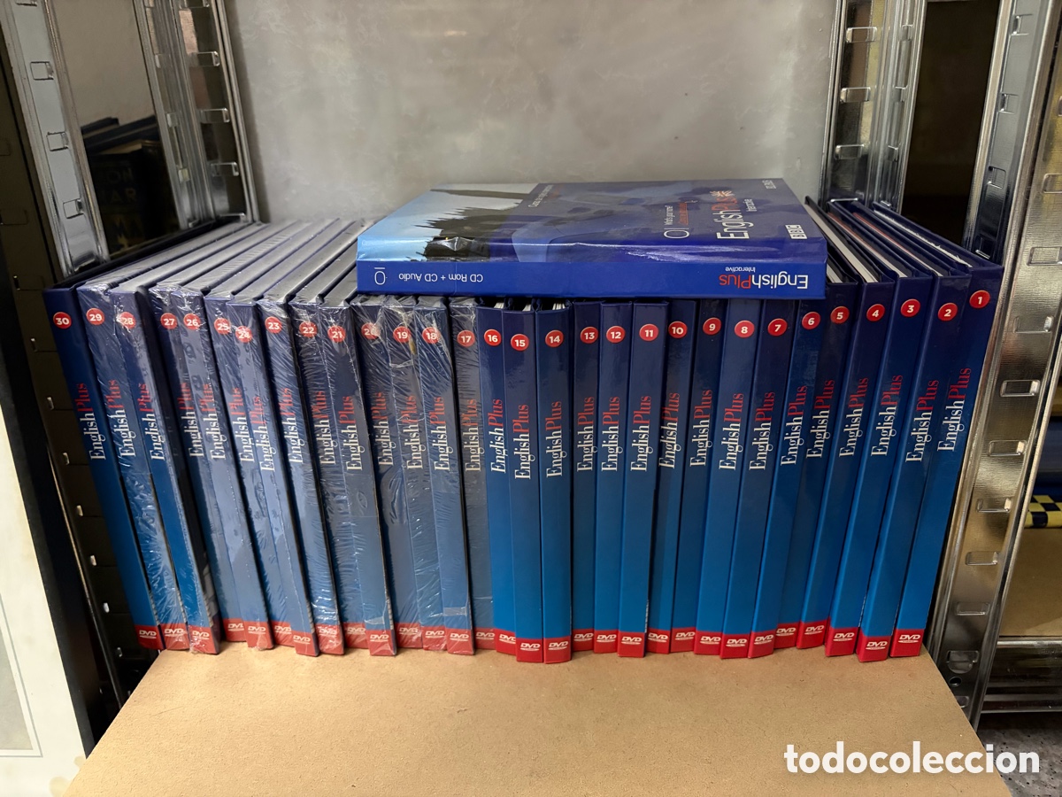 Libros de segunda mano: Blas113 English Plus BBC libro y DVD 30+1 tomos curso de ingl&eacute;s