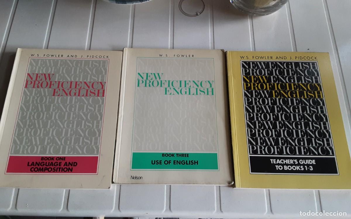 Libros de segunda mano: New Proficiency English book one, three, & Teacher's guide books 1-3- W. S. Fowler&J.Pidcock