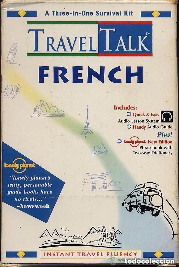 Libros de segunda mano: TRAVEL TALK FRENCH - LONELY PLANET - CON LIBRO Y CASETE