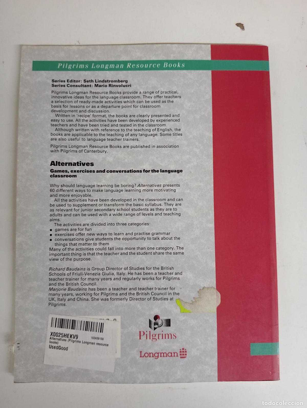 Gebrauchte B&uuml;cher: Alternatives (Pilgrims Longman resource books) - Baudains, Richard; Baudains, Marjorie