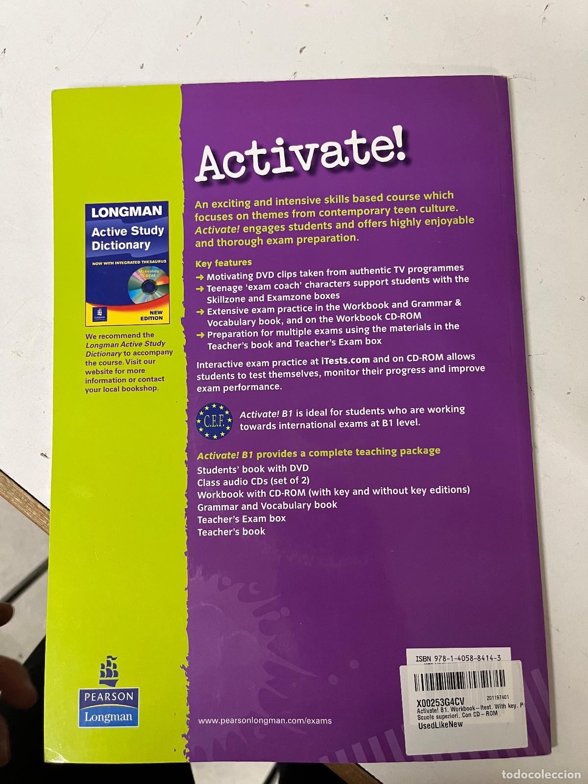 Libri di seconda mano: Activate! B1. Workbook-Itest. With key. Per le Scuole superiori. Con CD-ROM - Carolyn Barraclough, S