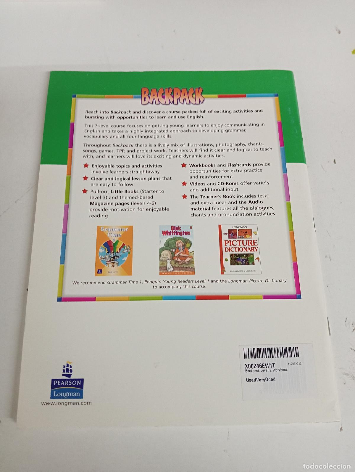 Libros de segunda mano: Backpack Level 2 Workbook - Herrera, Mario; Pinkley, Diane - Foto 1